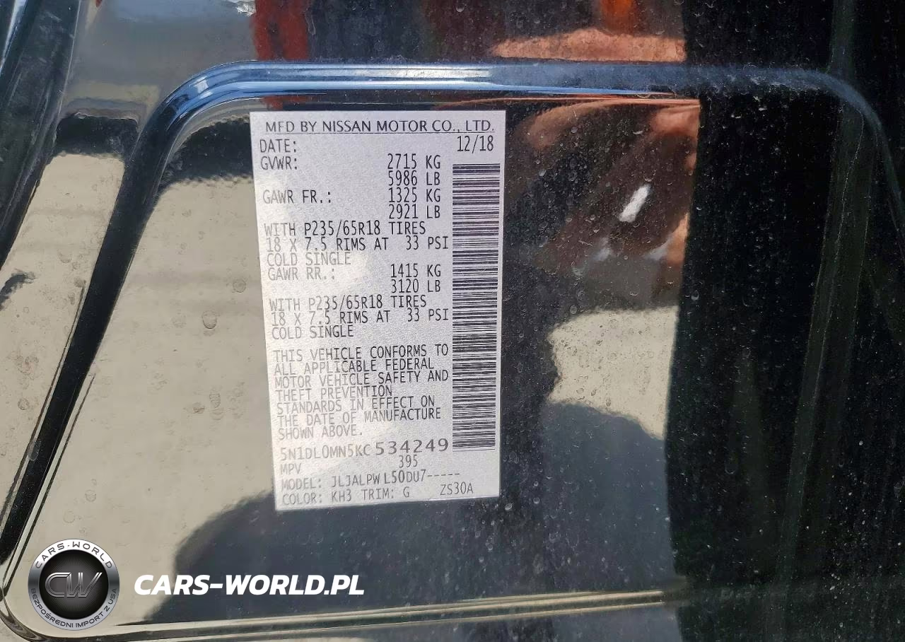 2019 Infiniti Qx60 Pure VIN:5N1DL0MN5KC534249 - 13