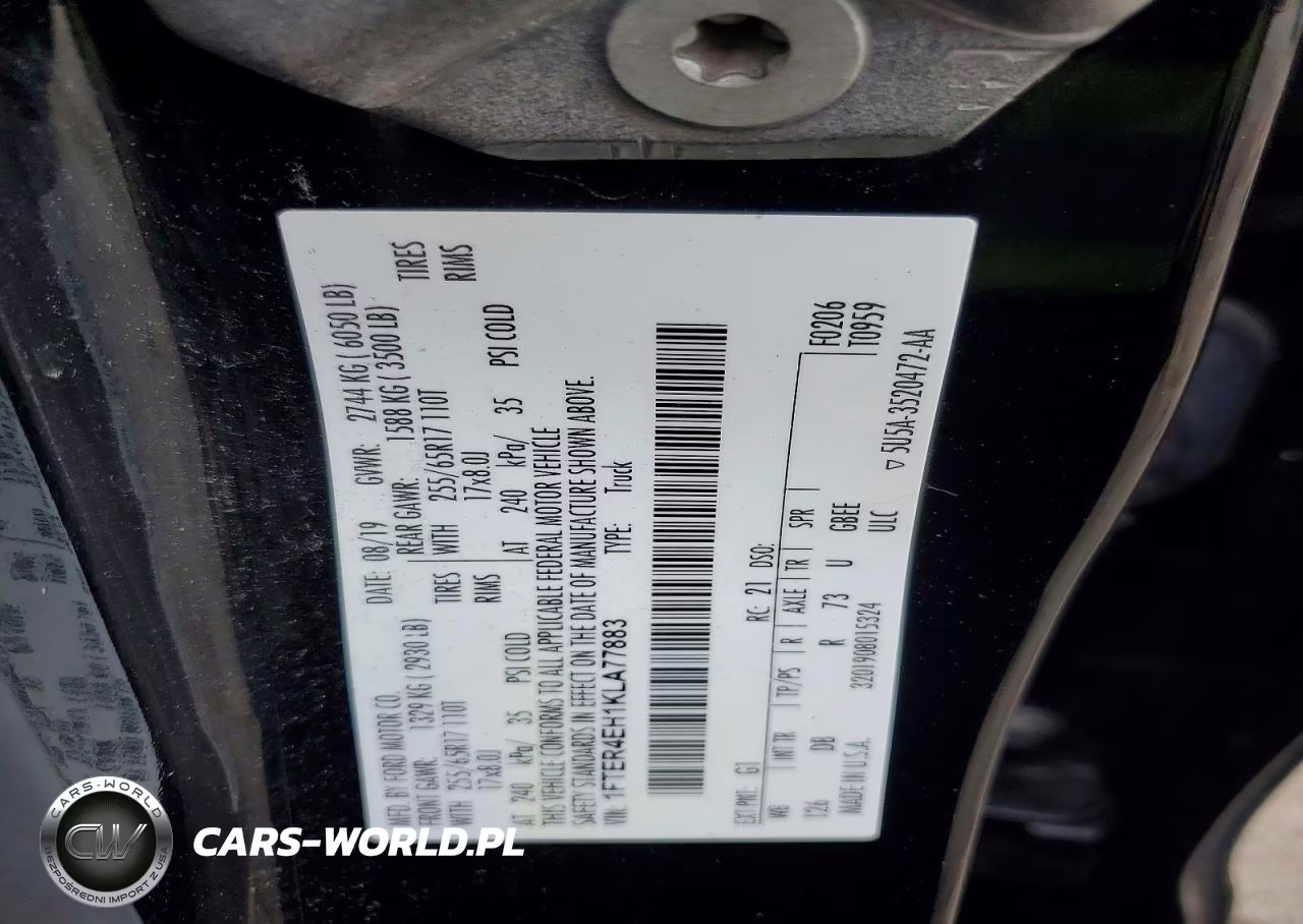 2019 Ford Ranger Xl VIN:1FTER4EH1KLA77883 - 12