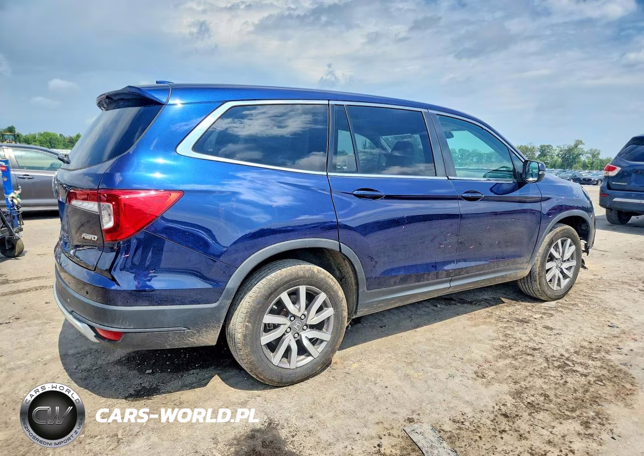 2019 Honda Pilot Exl VIN:5FNYF6H48KB048913 - 3
