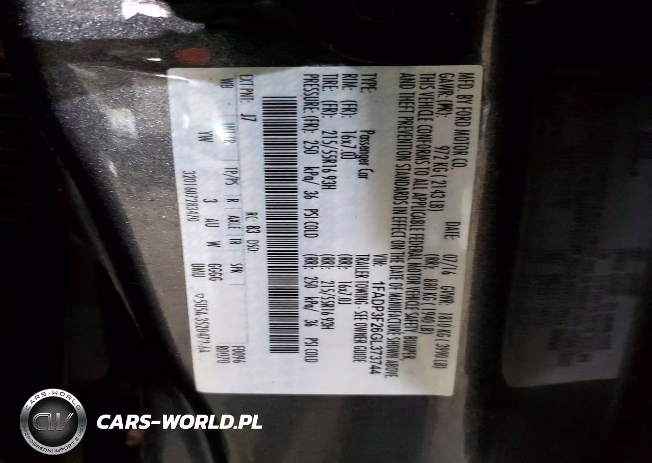 2016 Ford Focus Se VIN:1FADP3F26GL373744 - 13