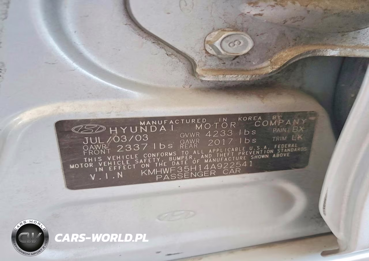2004 Hyundai Sonata Gls VIN:KMHWF35H14A922541 - 12