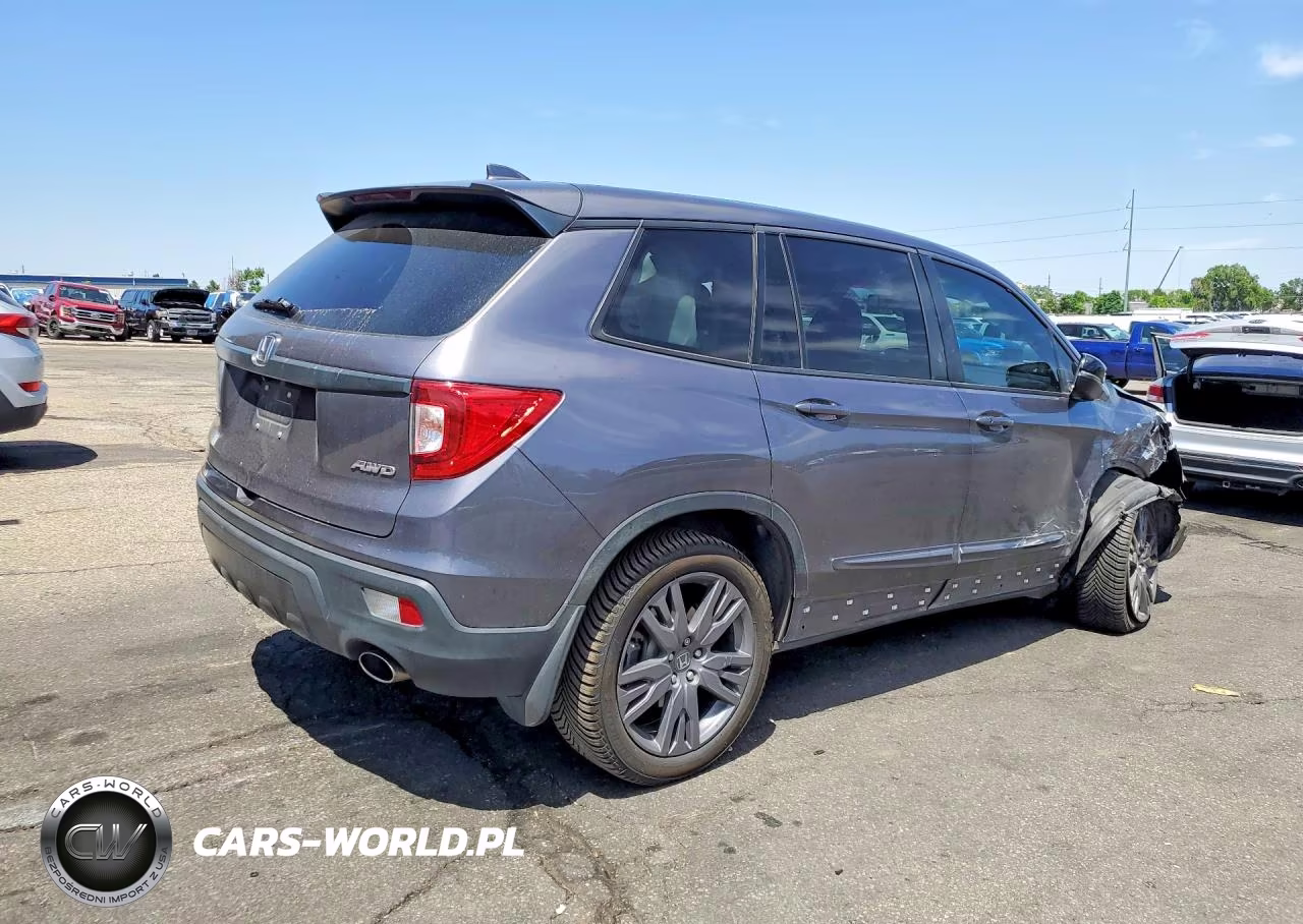 2021 Honda Passport Exl VIN:5FNYF8H55MB034510 - 3