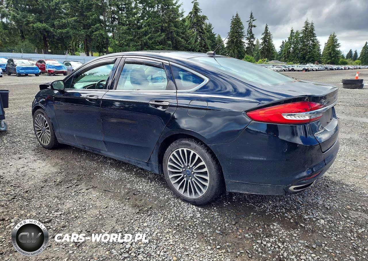 2017 Ford Fusion Se VIN:3FA6P0T91HR137076 - 2