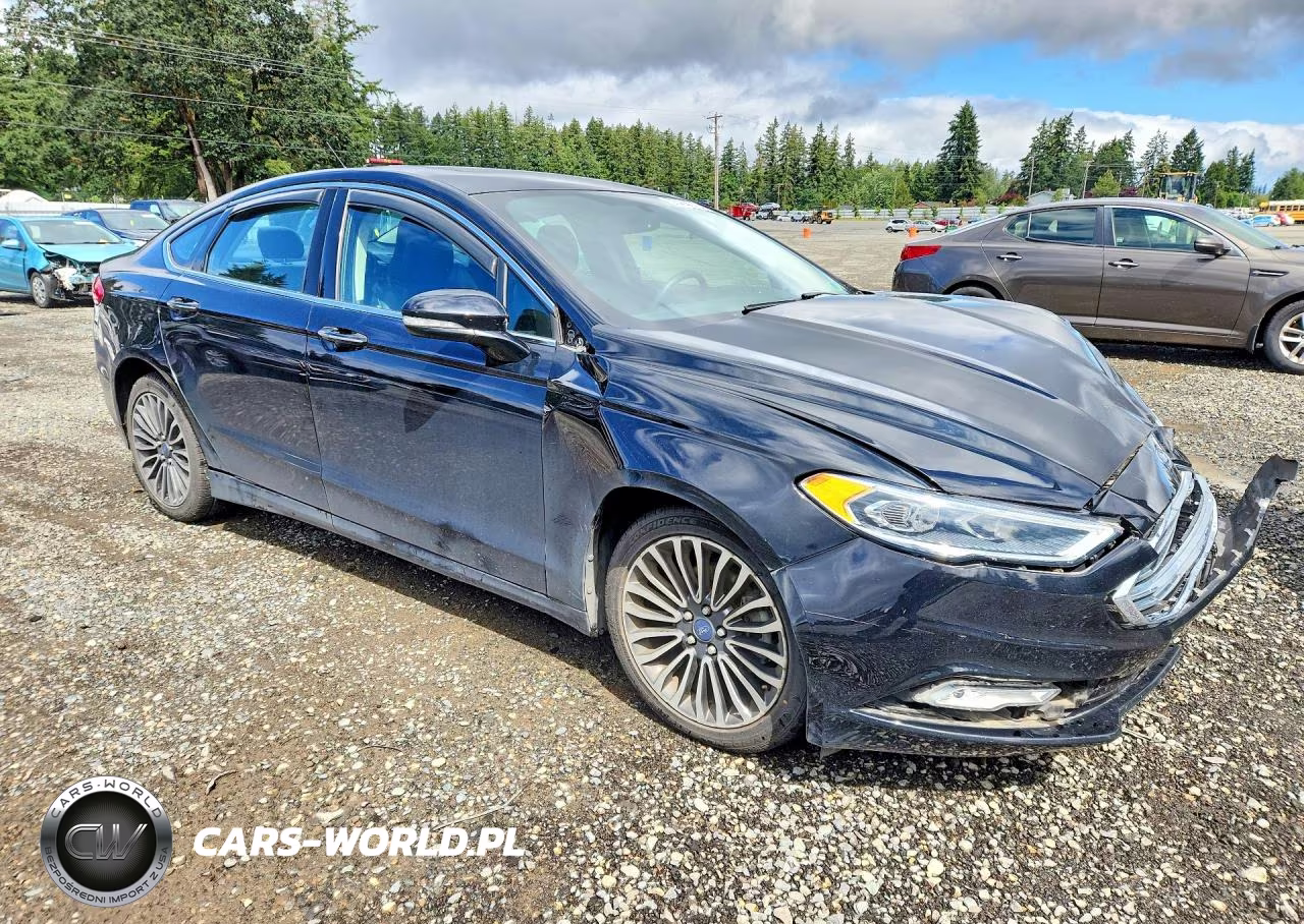 2017 Ford Fusion Se VIN:3FA6P0T91HR137076 - 4
