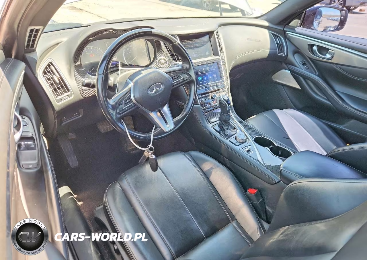 2019 Infiniti Q60 3.0T Luxe VIN:JN1EV7EL6KM291167 - 8