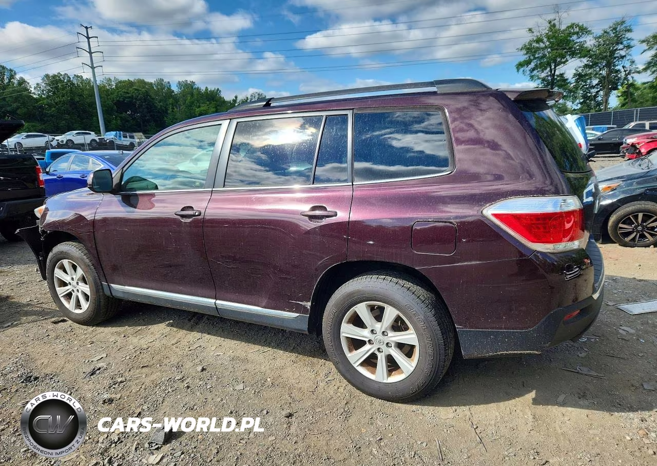 2012 Toyota Highlander Se VIN:5TDBK3EHXCS138925 - 2