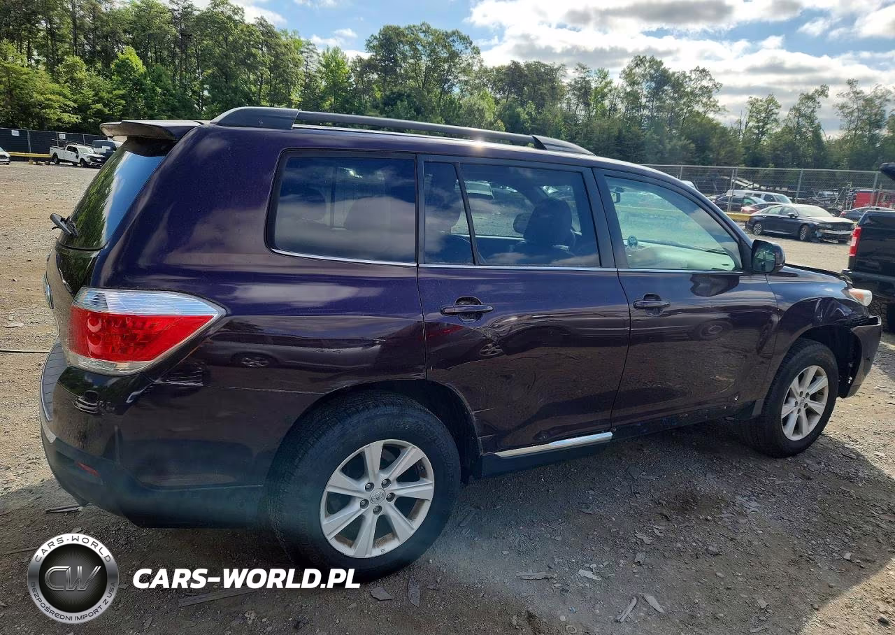 2012 Toyota Highlander Se VIN:5TDBK3EHXCS138925 - 3