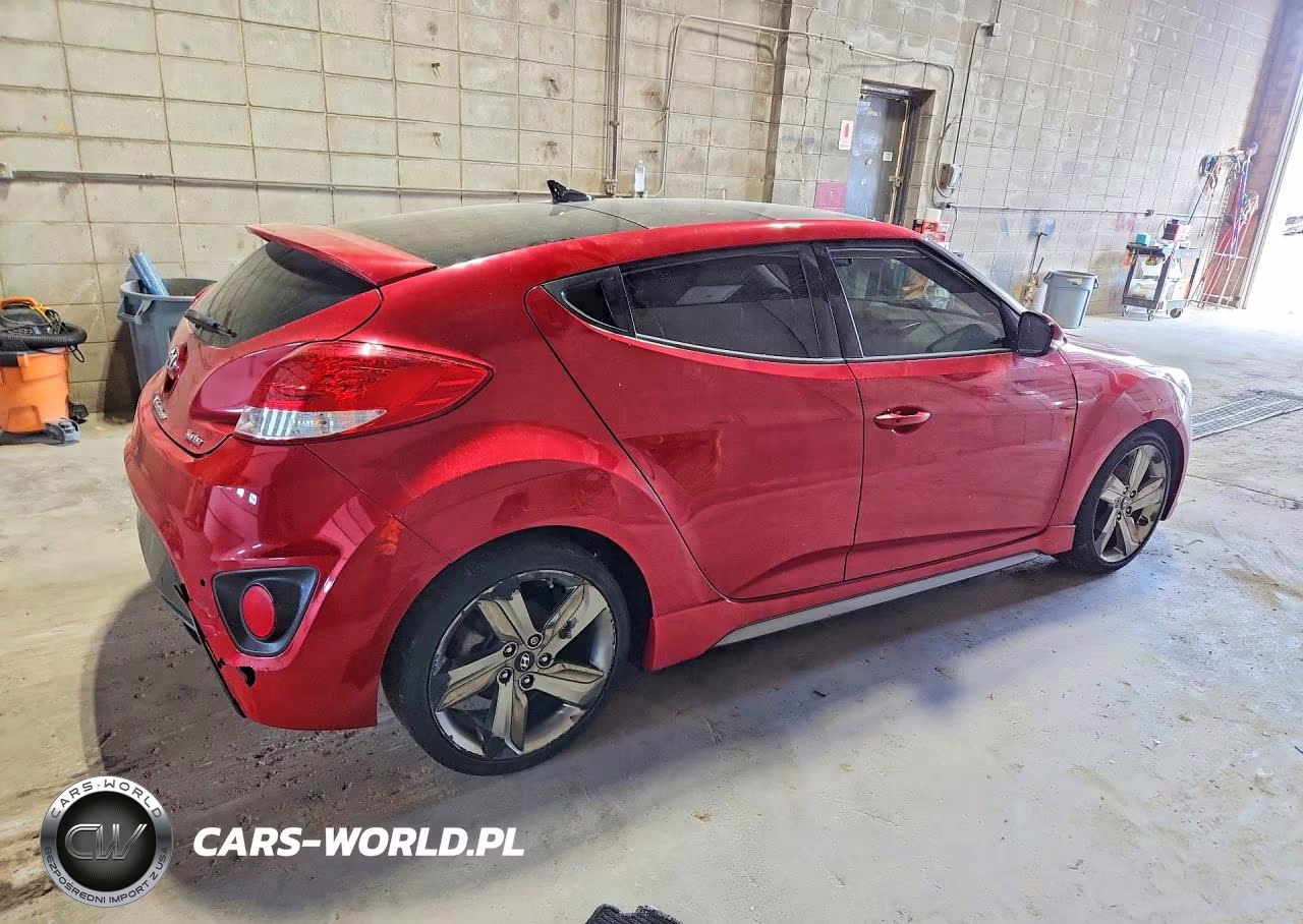 2015 Hyundai Veloster Turbo VIN:KMHTC6AEXFU241000 - 3