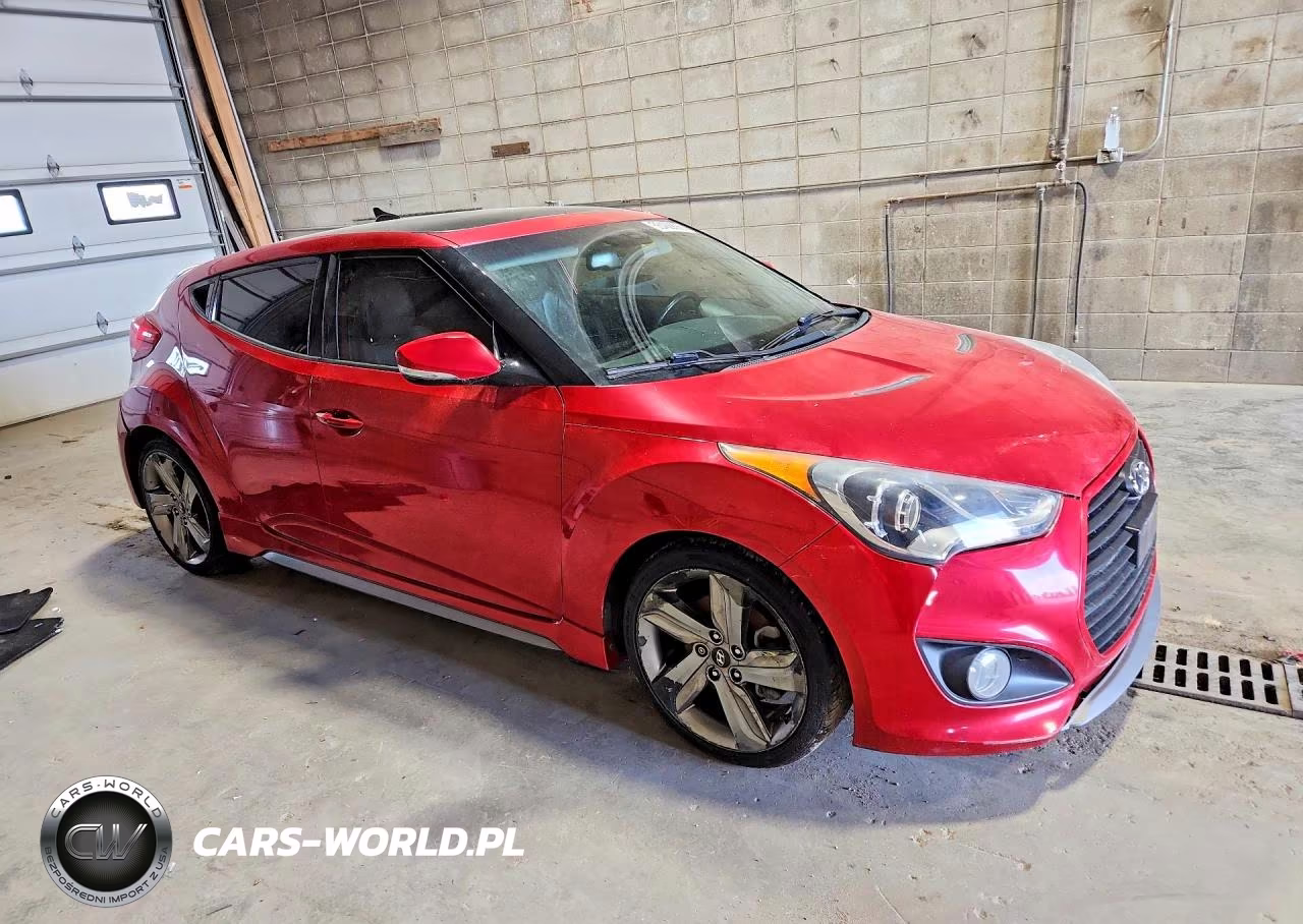 2015 Hyundai Veloster Turbo VIN:KMHTC6AEXFU241000 - 4
