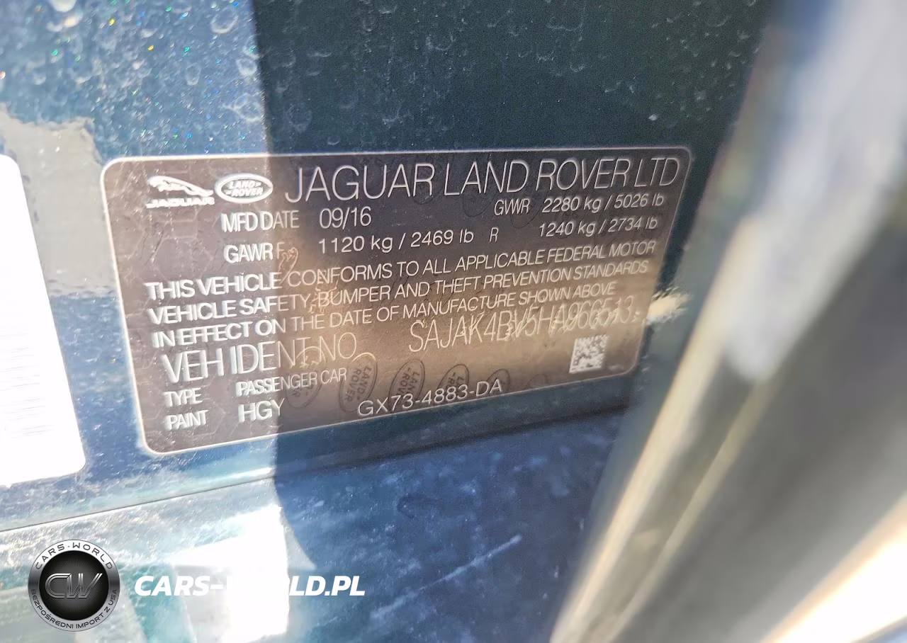 2017 Jaguar Xe Prestige VIN:SAJAK4BV5HA966513 - 13
