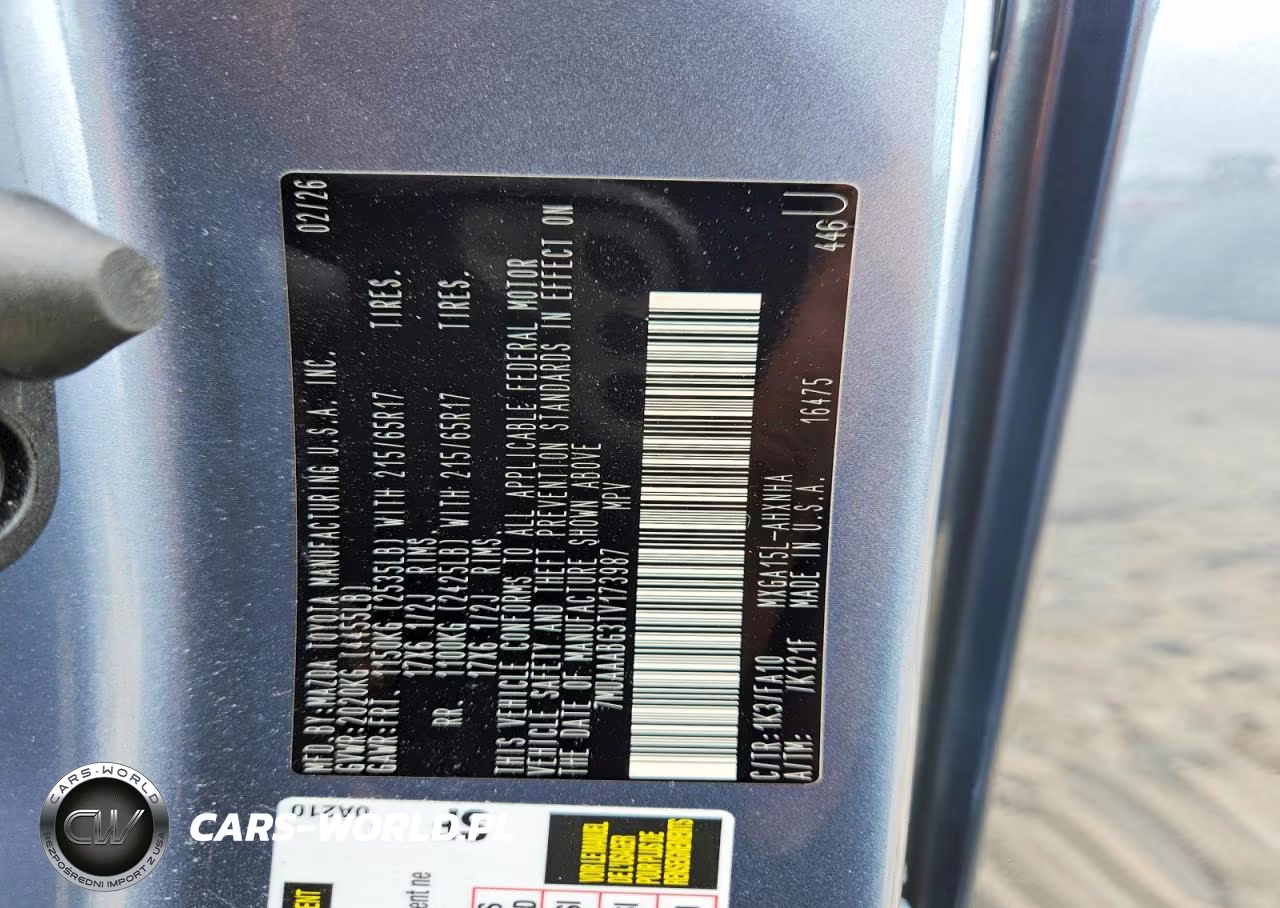 2026 Toyota Corolla Cross L VIN:7MUAAABG3TV173987 - 13