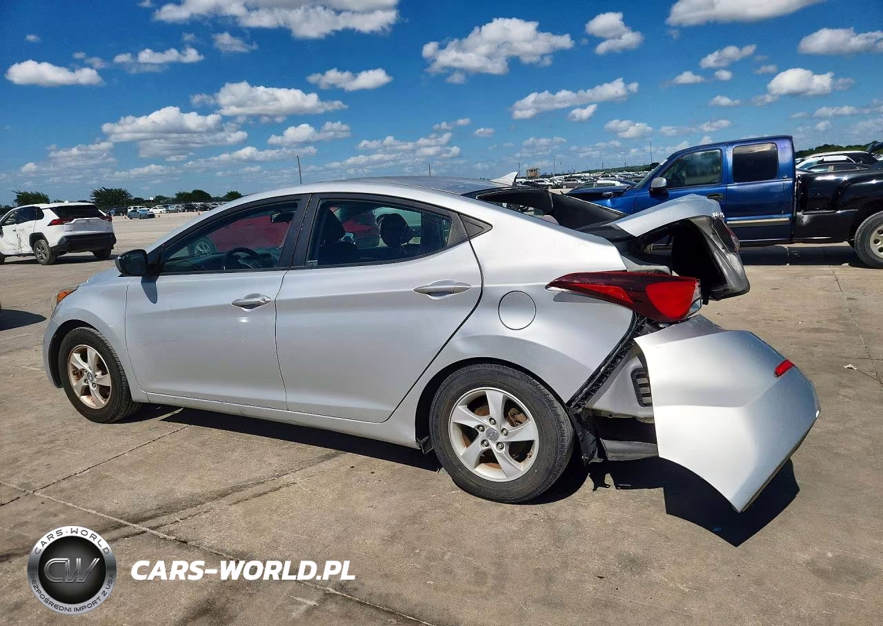 2015 Hyundai Elantra Se VIN:5NPDH4AE0FH636358 - 2
