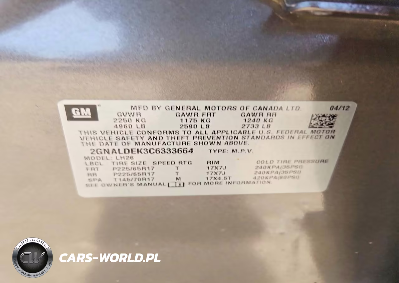 2012 Chevrolet Equinox Lt VIN:2GNALDEK3C6333664 - 13