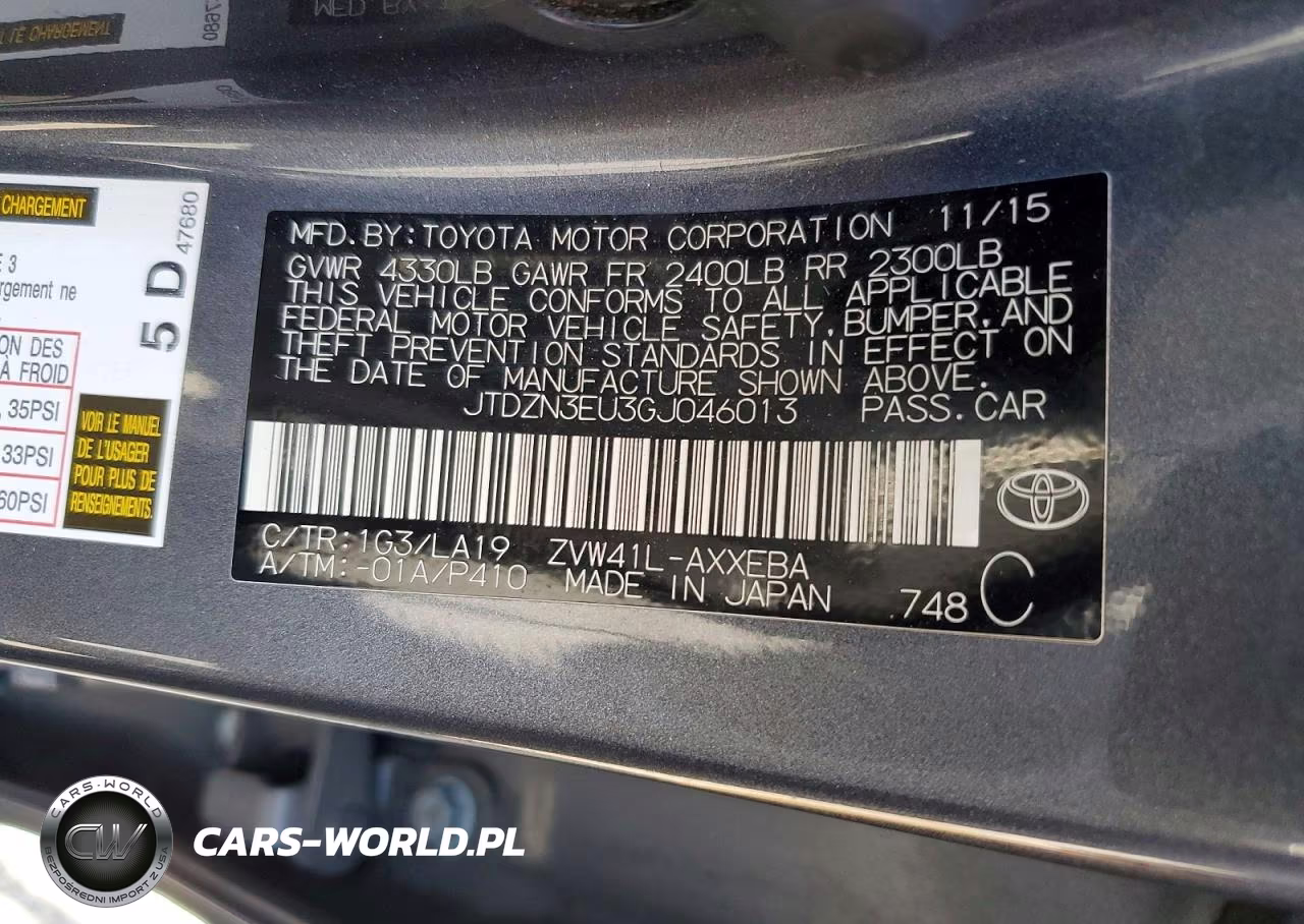 2016 Toyota Prius V Four VIN:JTDZN3EU3GJ046013 - 12