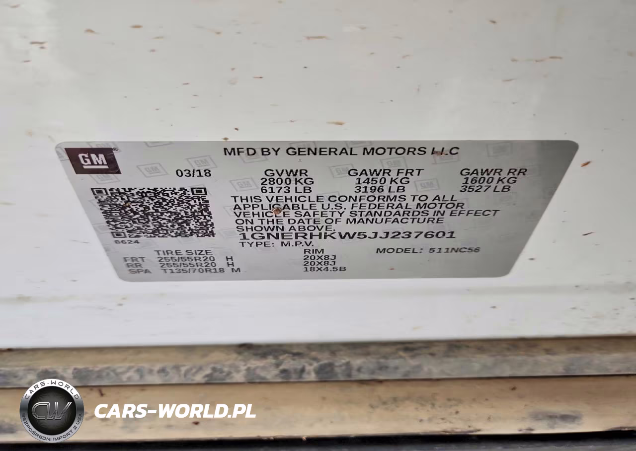 2018 Chevrolet Traverse Lt VIN:1GNERHKW5JJ237601 - 13