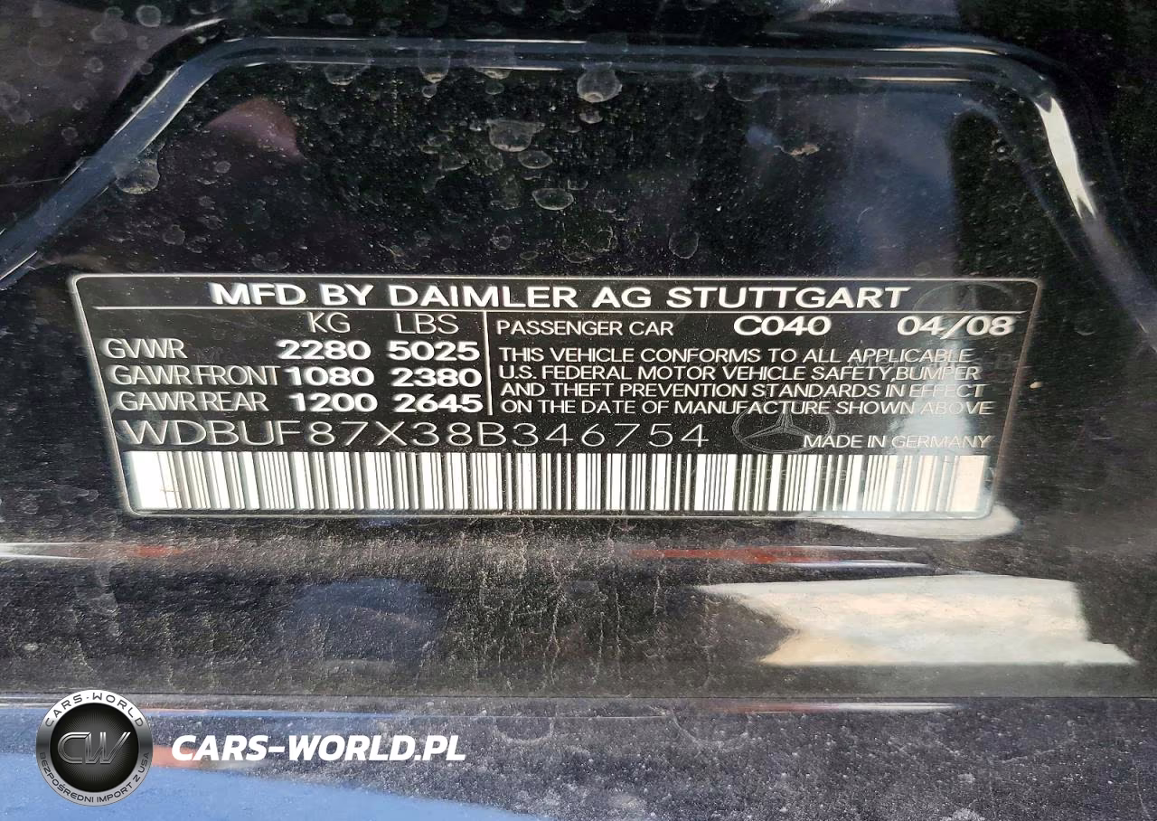 2008 Mercedes-Benz E 350 4Matic VIN:WDBUF87X38B346754 - 12