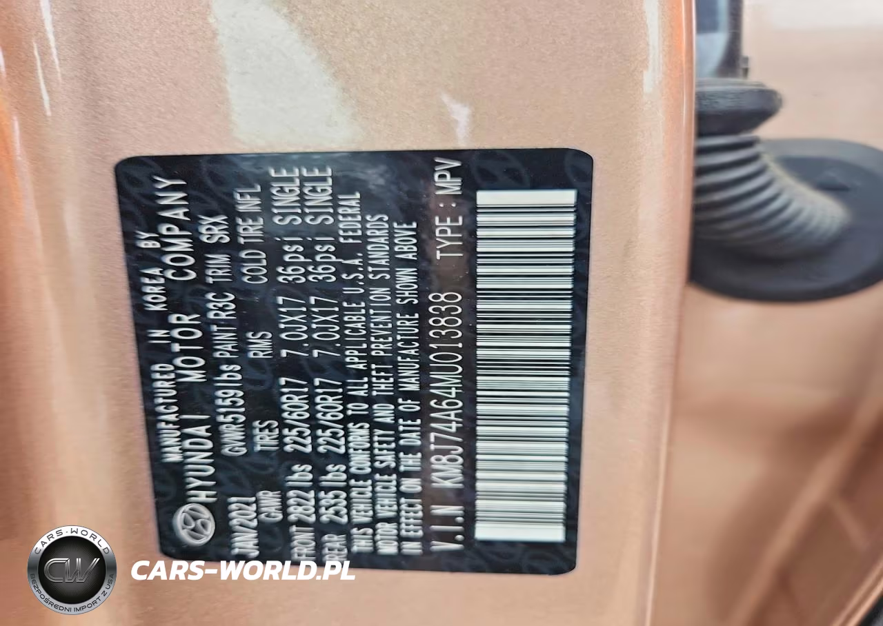 2021 Hyundai Nexo Blue VIN:KM8J74A64MU013838 - 12