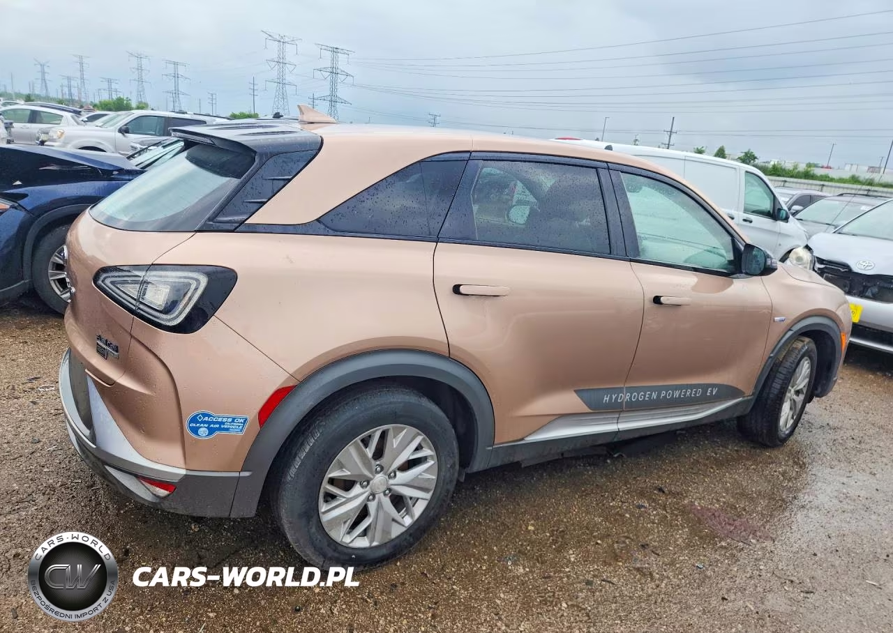 2021 Hyundai Nexo Blue VIN:KM8J74A64MU013838 - 3