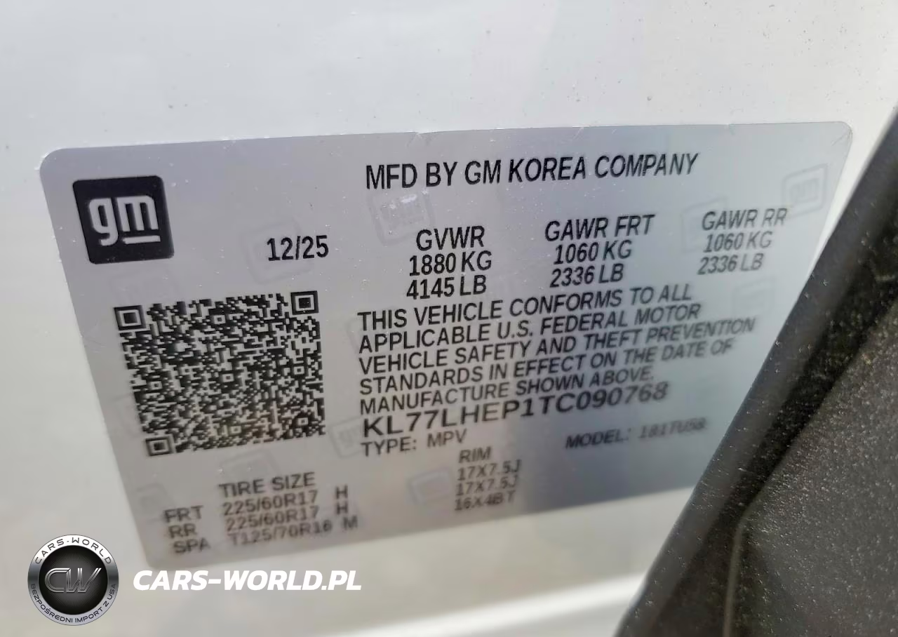 2026 Chevrolet Trax 1Lt VIN:KL77LHEP1TC090768 - 12