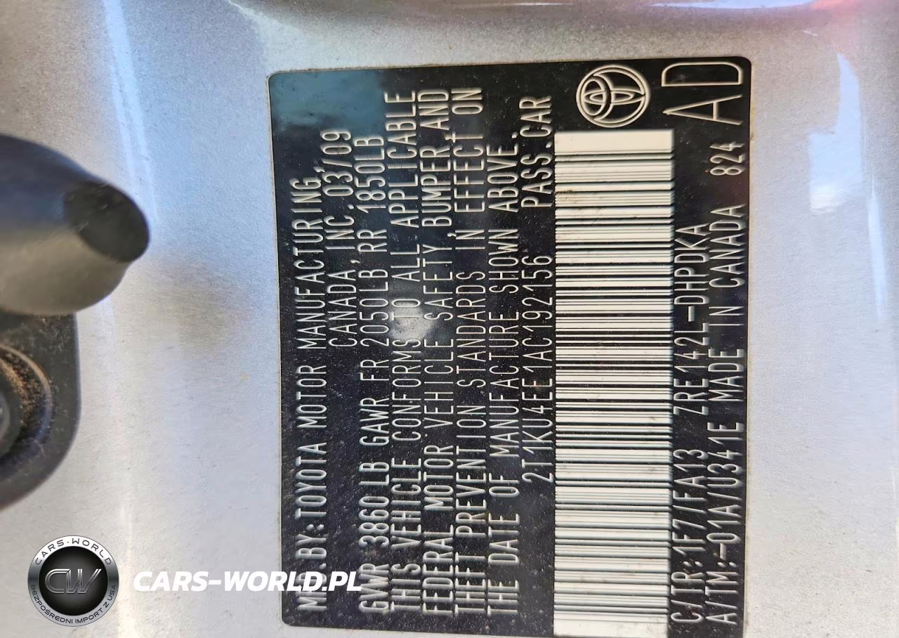 2010 Toyota Matrix Base VIN:2T1KU4EE1AC192156 - 12