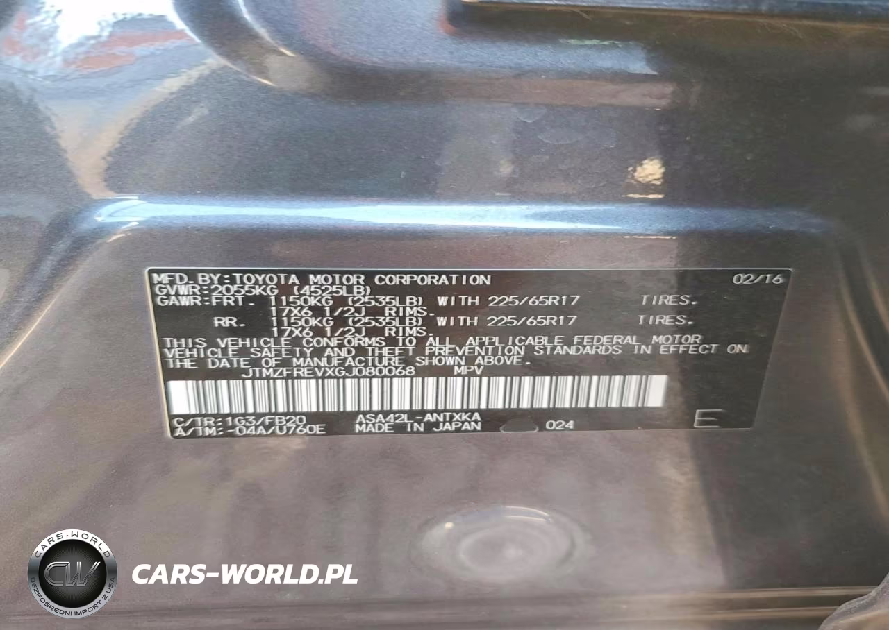2016 Toyota Rav4 Le VIN:JTMZFREVXGJ080068 - 13