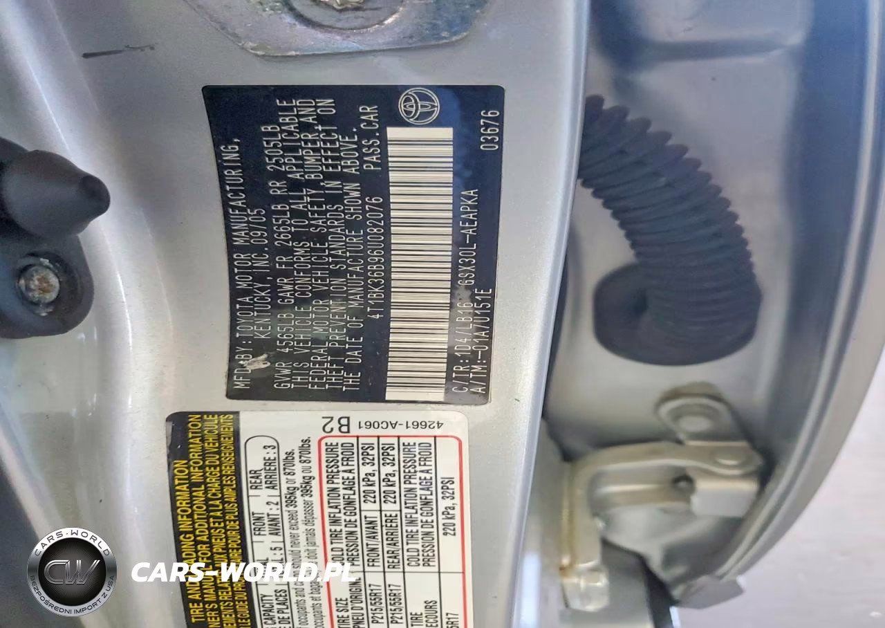 2006 Toyota Avalon Limited VIN:4T1BK36B96U082076 - 12