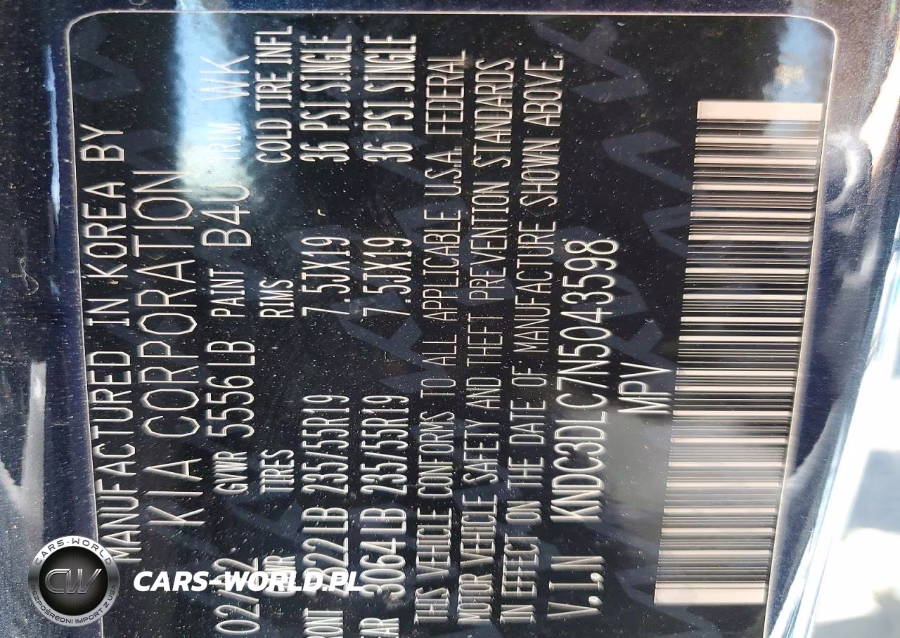 2022 Kia Ev6 Wind VIN:KNDC3DLC7N5043598 - 13