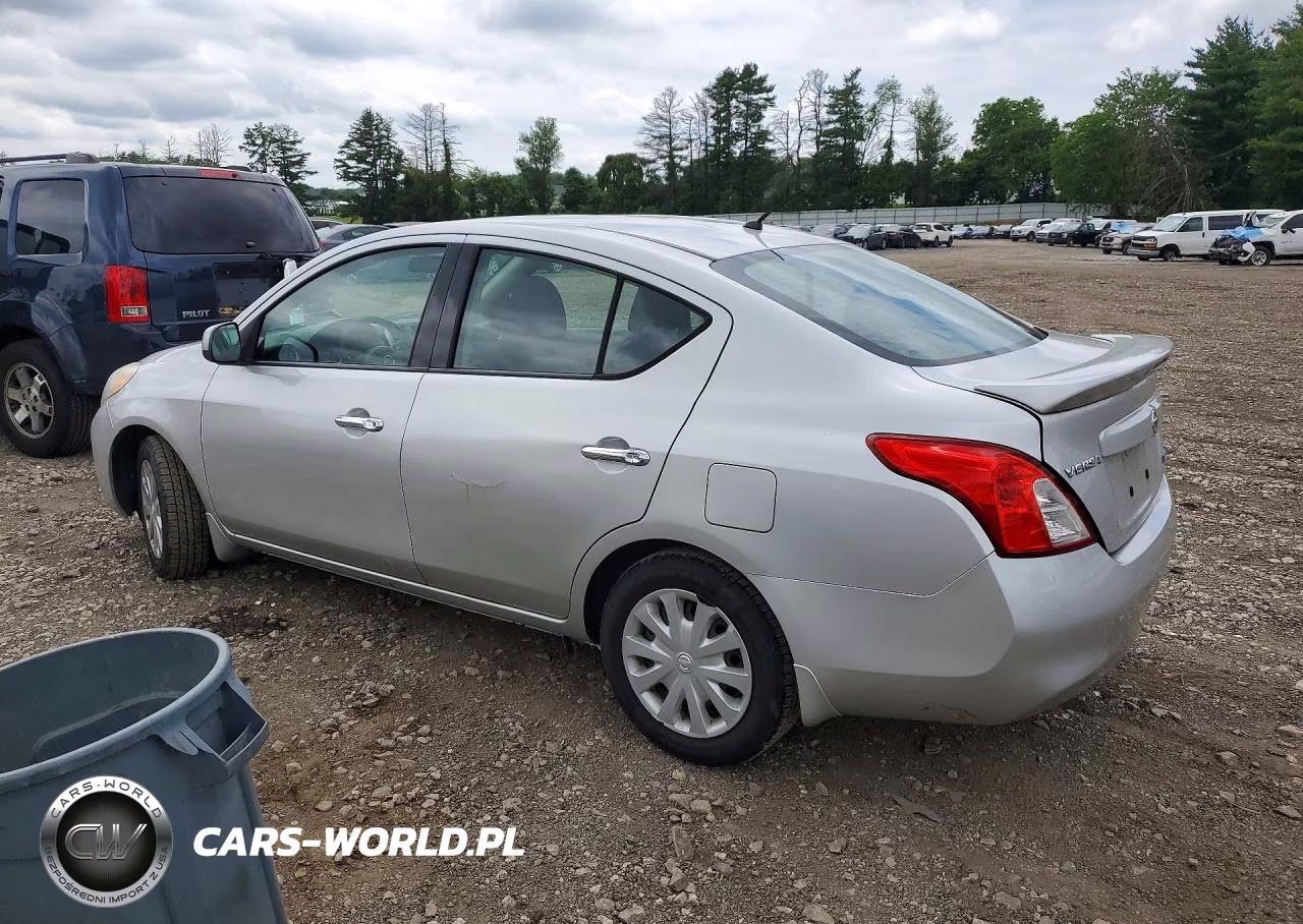 2014 Nissan Versa 1.6 Sv VIN:3N1CN7AP3EK445922 - 2
