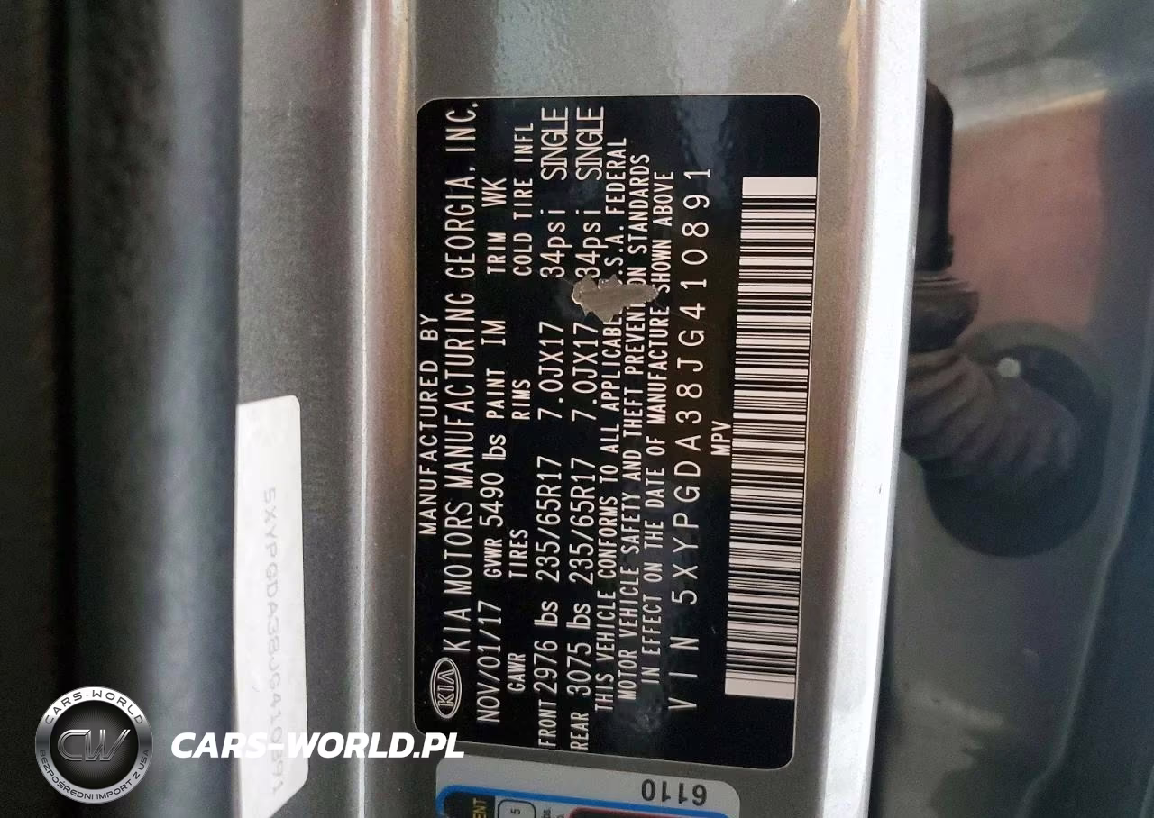 2018 Kia Sorento Lx VIN:5XYPGDA38JG410891 - 13