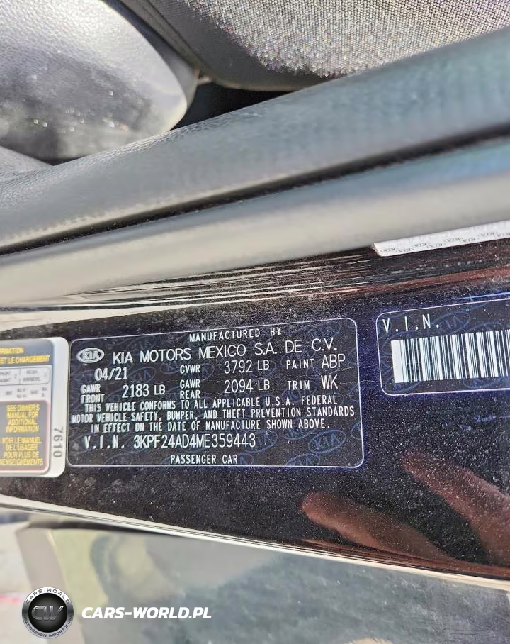 2021 Kia Forte Lxs VIN:3KPF24AD4ME359443 - 13