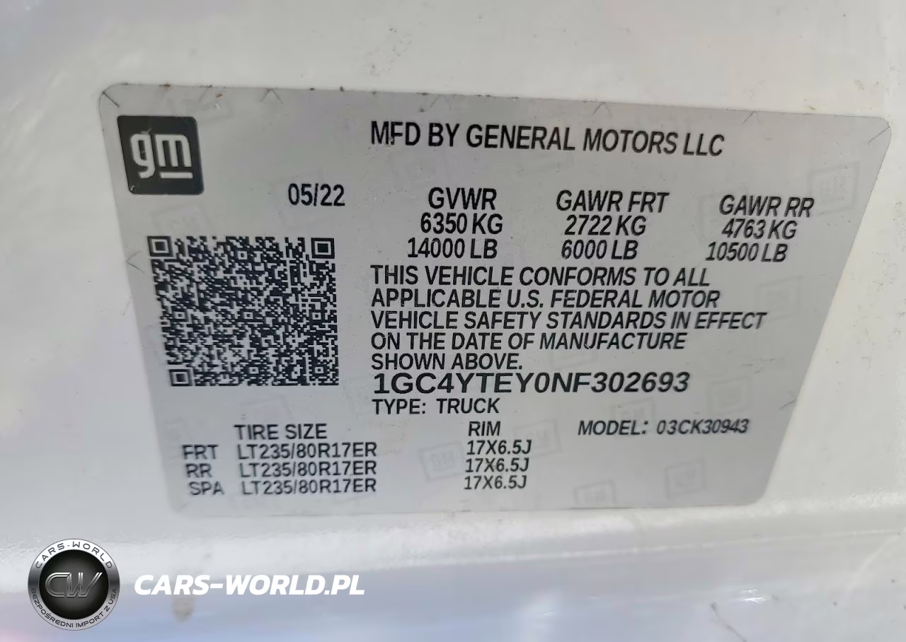 2022 Chevrolet Silverado K3500 Lt VIN:1GC4YTEY0NF302693 - 13