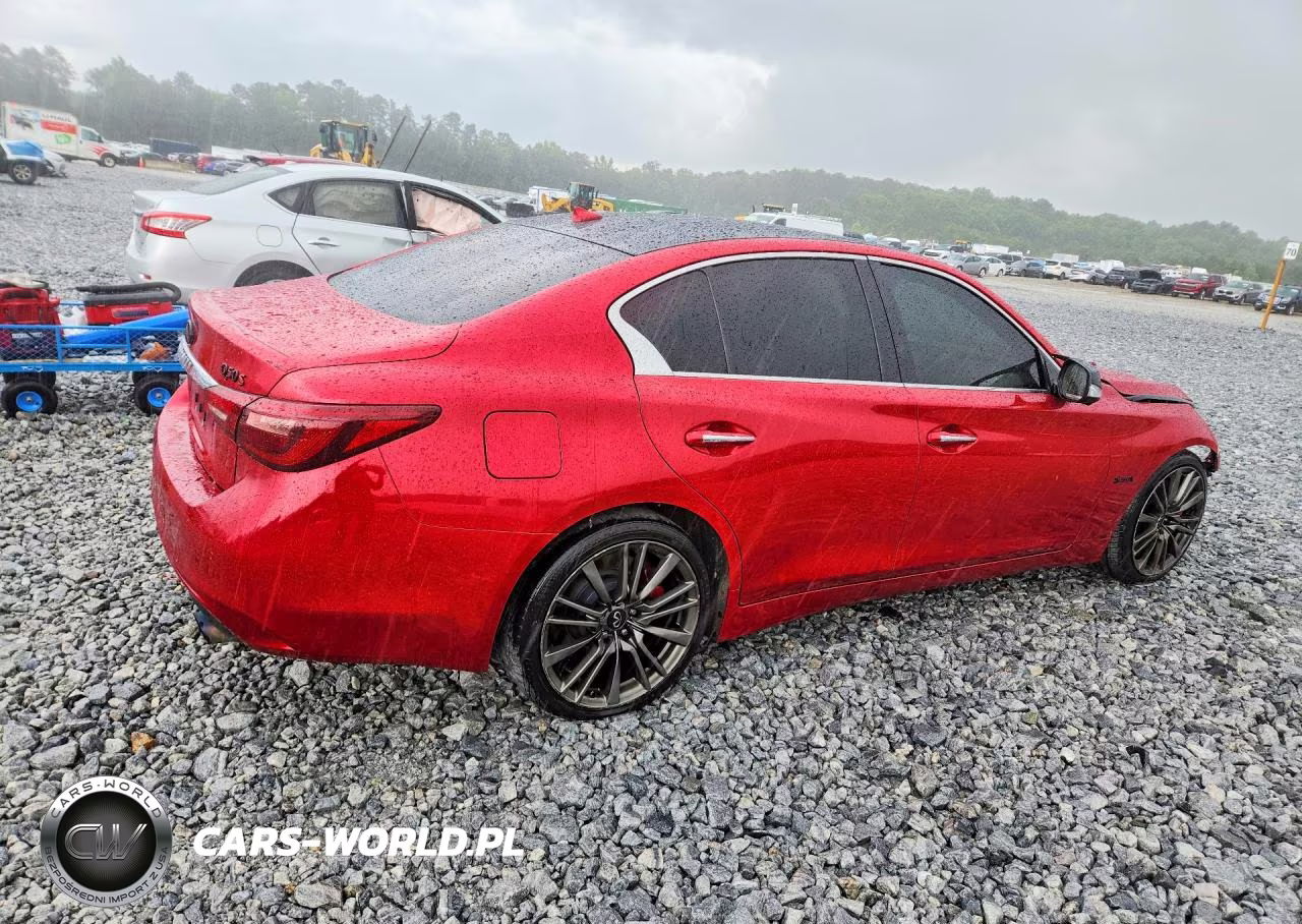 2019 Infiniti Q50 Red Sport 400 VIN:JN1FV7AP9KM780059 - 3