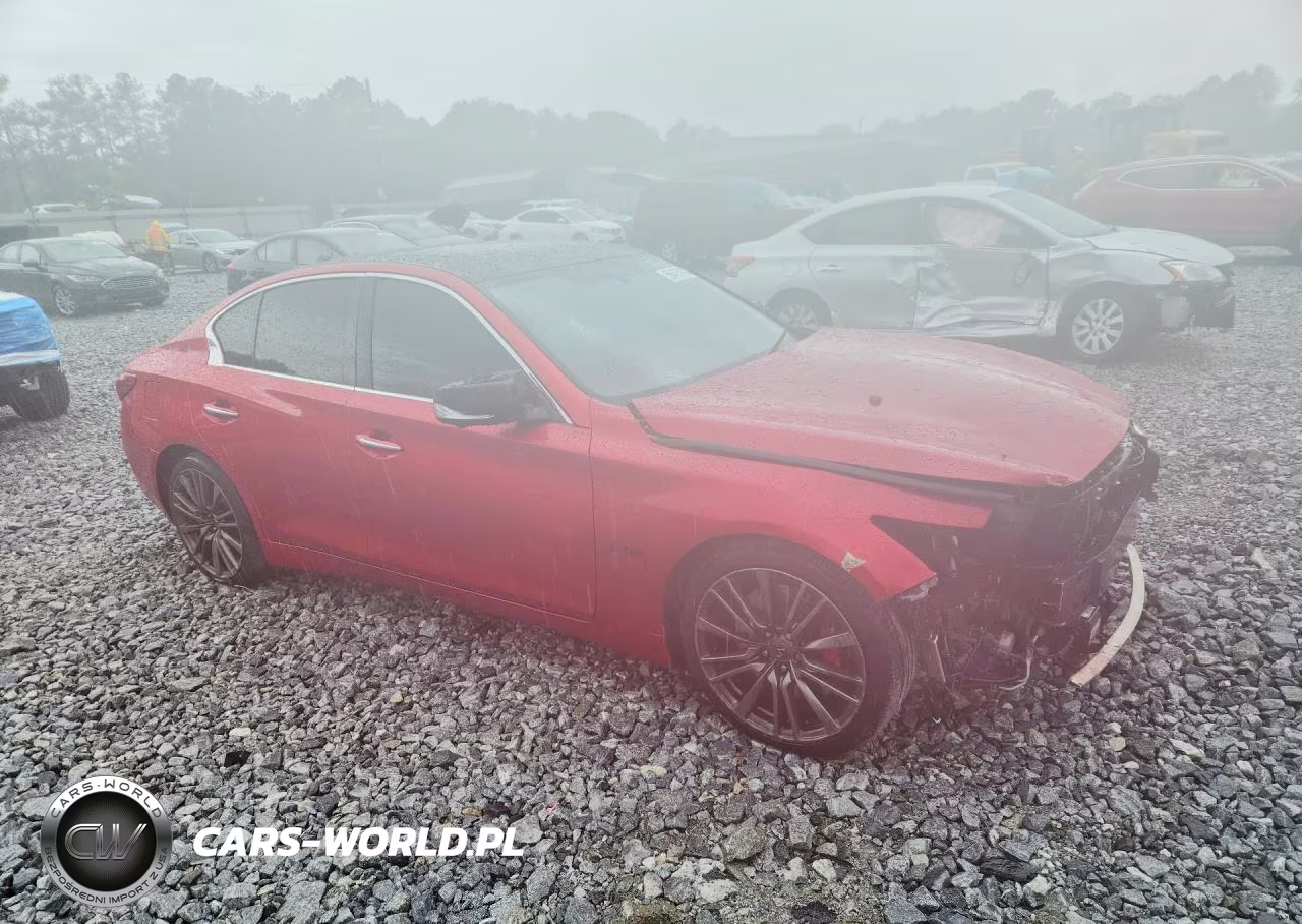 2019 Infiniti Q50 Red Sport 400 VIN:JN1FV7AP9KM780059 - 4