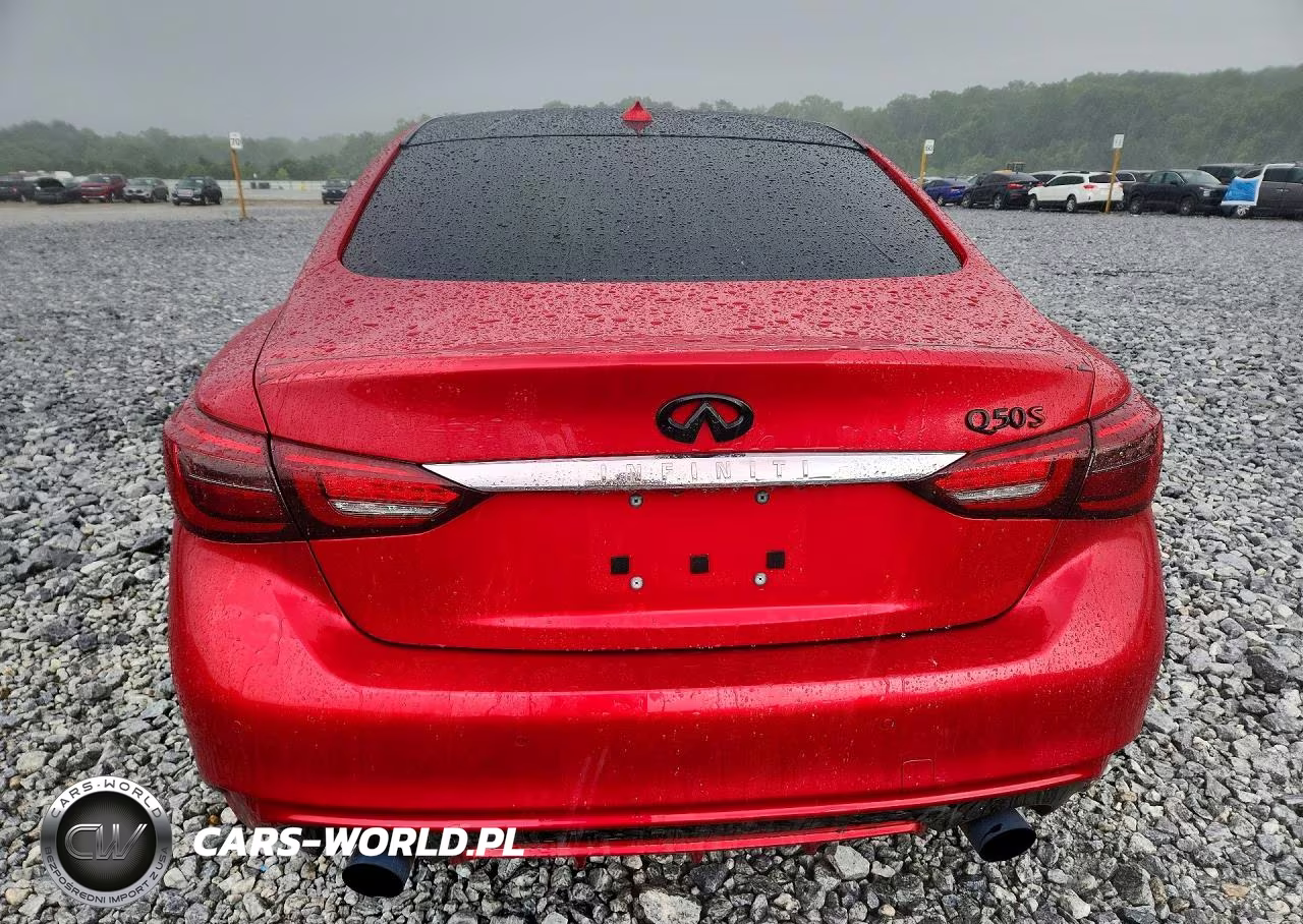 2019 Infiniti Q50 Red Sport 400 VIN:JN1FV7AP9KM780059 - 6