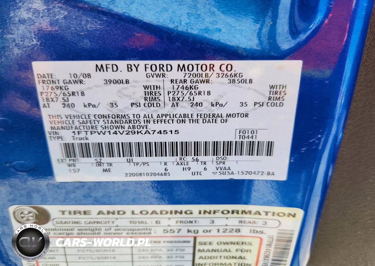 2009 Ford F150 Supercrew VIN:1FTPW14V29KA74515 - 12