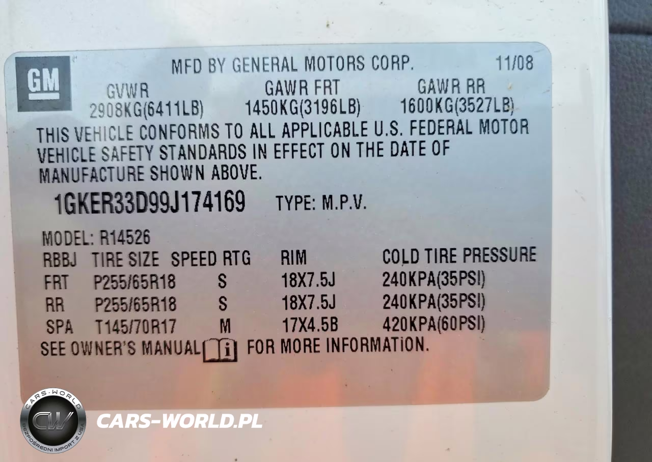 2009 GMC Acadia Slt-2 VIN:1GKER33D99J174169 - 13