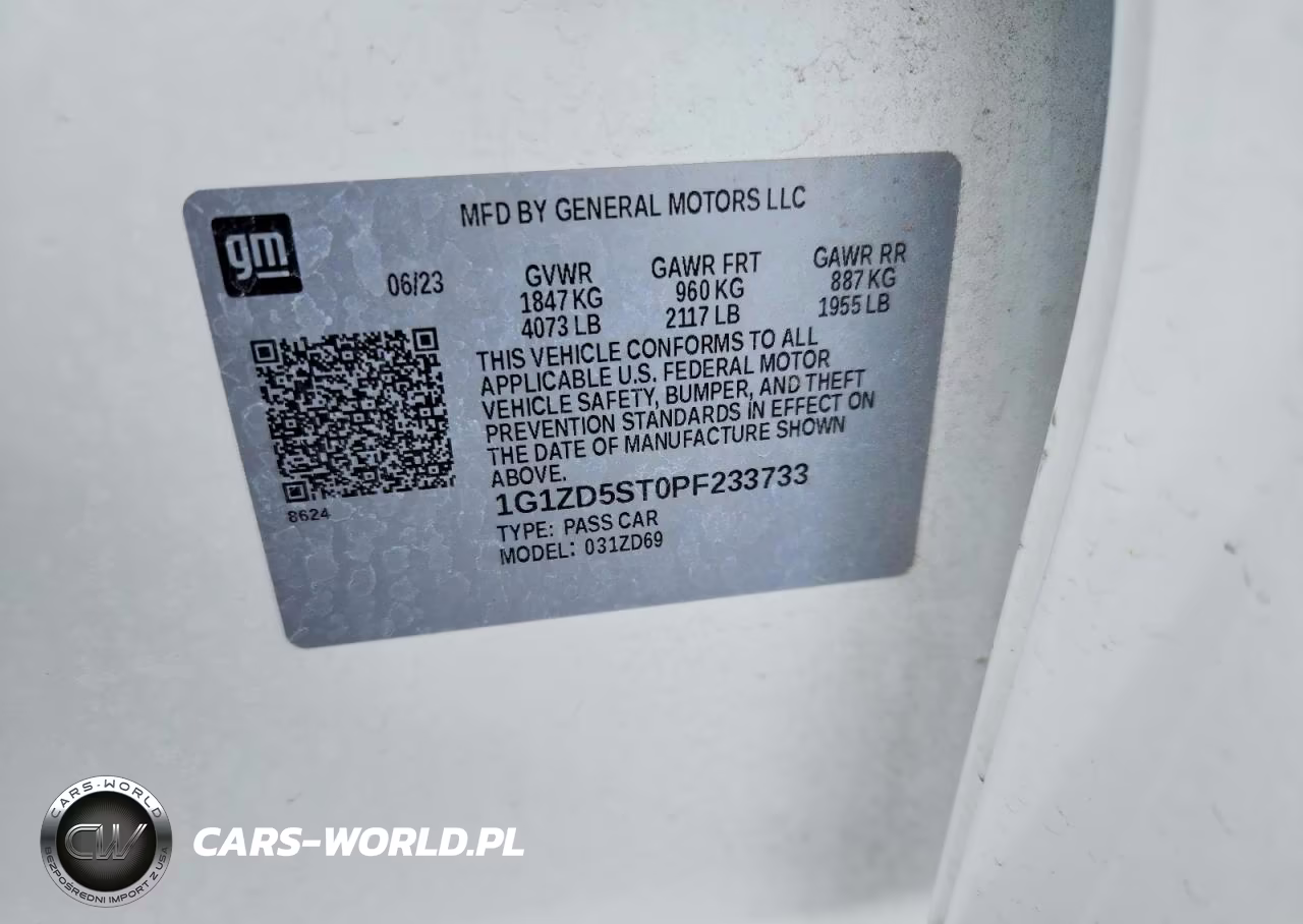 2023 Chevrolet Malibu Lt VIN:1G1ZD5ST0PF233733 - 12