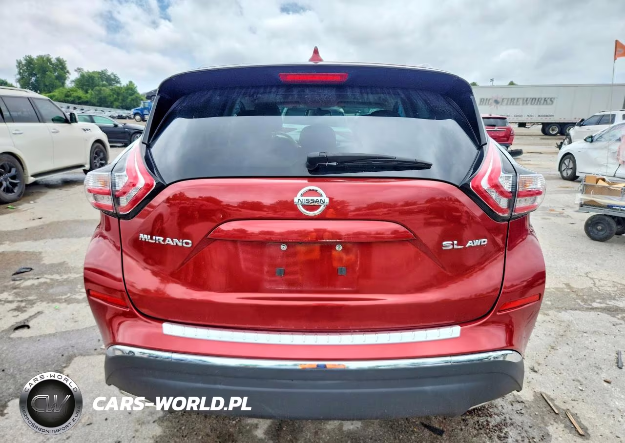 2017 Nissan Murano Sl VIN:5N1AZ2MH8HN165505 - 6