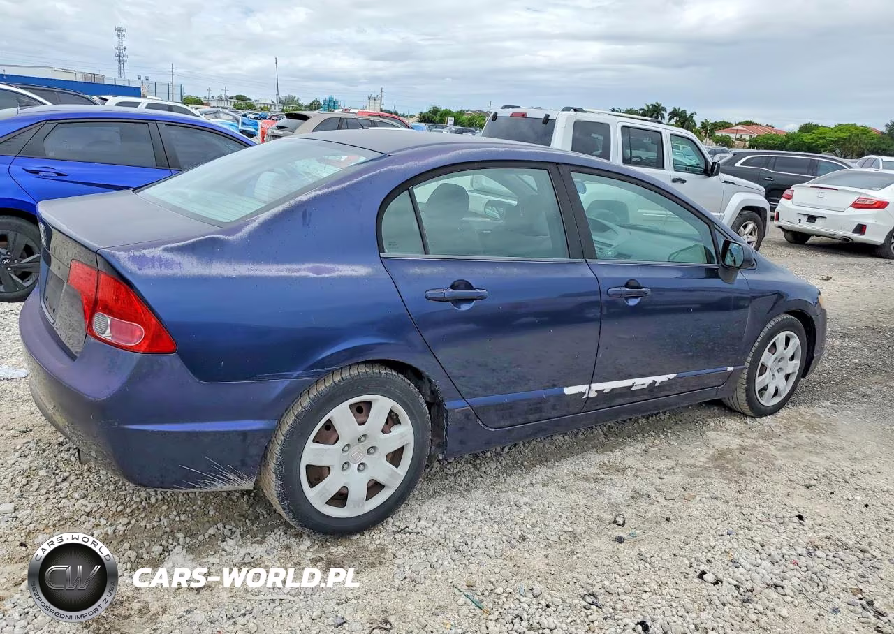 2008 Honda Civic Lx VIN:1HGFA165X8L053476 - 3