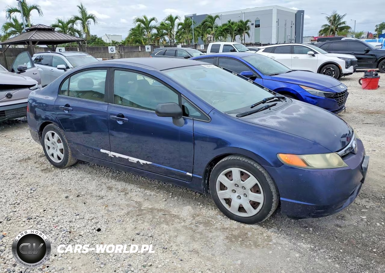 2008 Honda Civic Lx VIN:1HGFA165X8L053476 - 4