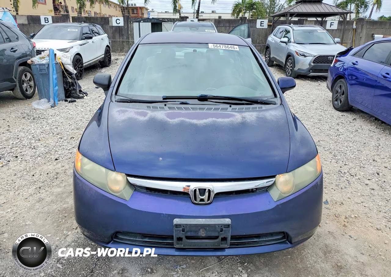 2008 Honda Civic Lx VIN:1HGFA165X8L053476 - 5