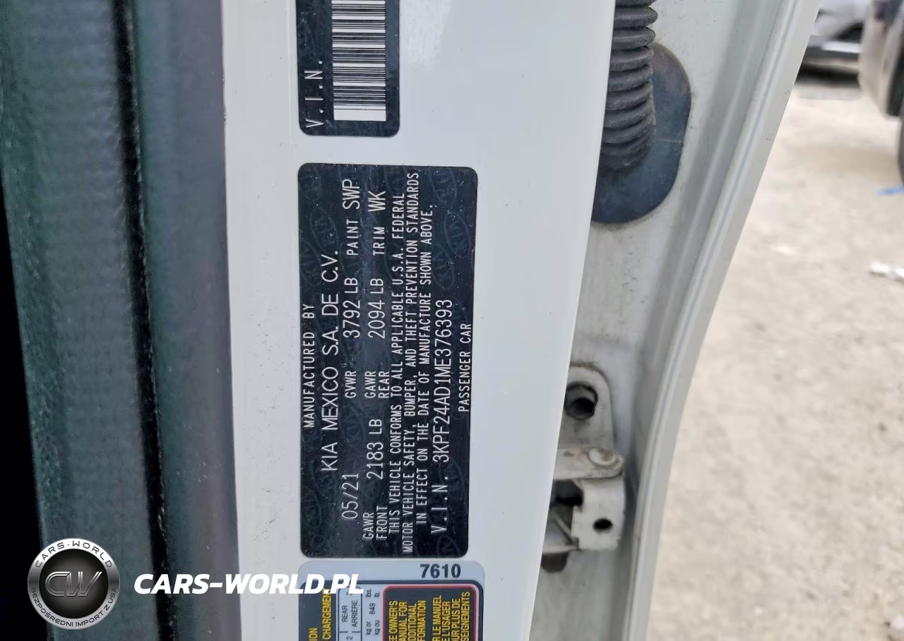 2021 Kia Forte Lxs VIN:3KPF24AD1ME376393 - 12