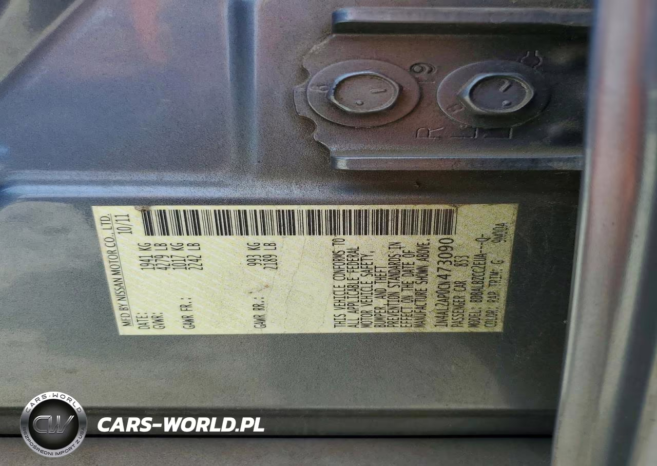 2012 Nissan Altima 2.5 VIN:1N4AL2AP0CN473090 - 12