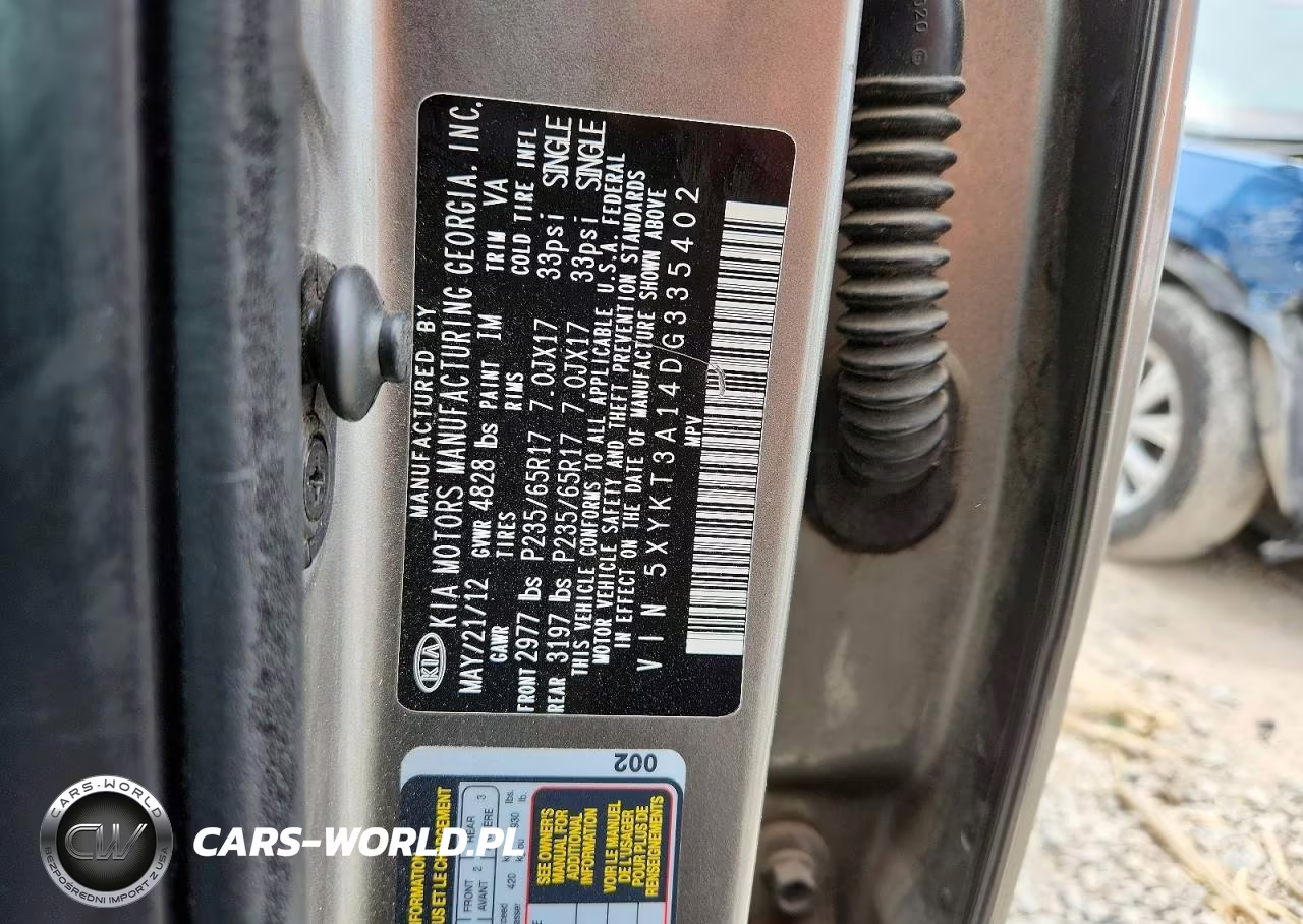 2013 Kia Sorento Lx VIN:5XYKT3A14DG335402 - 13