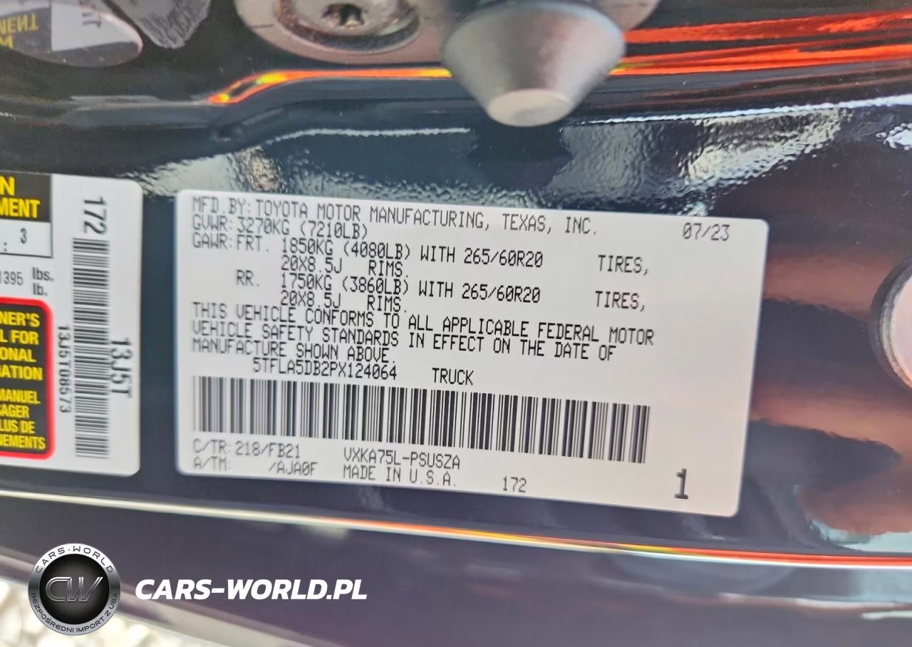 2023 Toyota Tundra Sr5 VIN:5TFLA5DB2PX124064 - 12