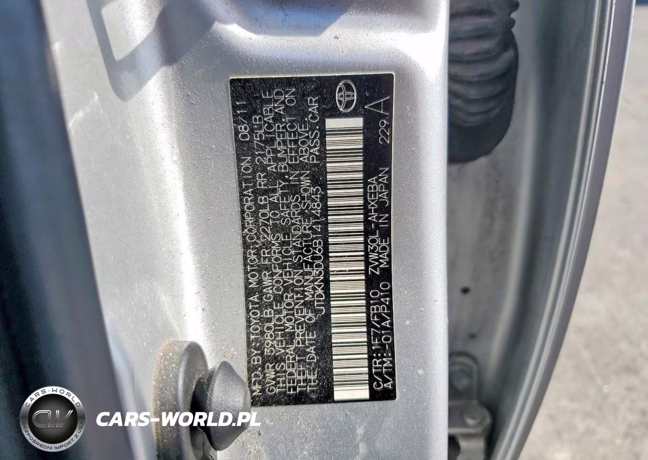 2011 Toyota Prius Three VIN:JTDKN3DU6B1414843 - 12