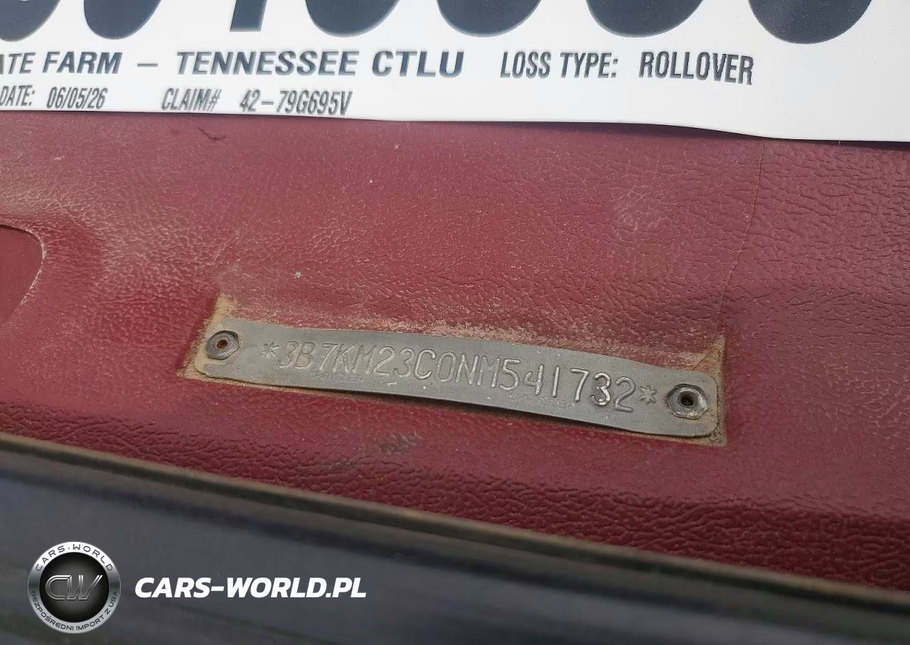 1992 Dodge W-Series W200 VIN:3B7KM23C0NM541732 - 12