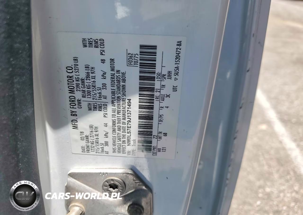 2018 FORD TRANSIT CONNECT XL VIN:NM0LS7E79J1371494 - 13