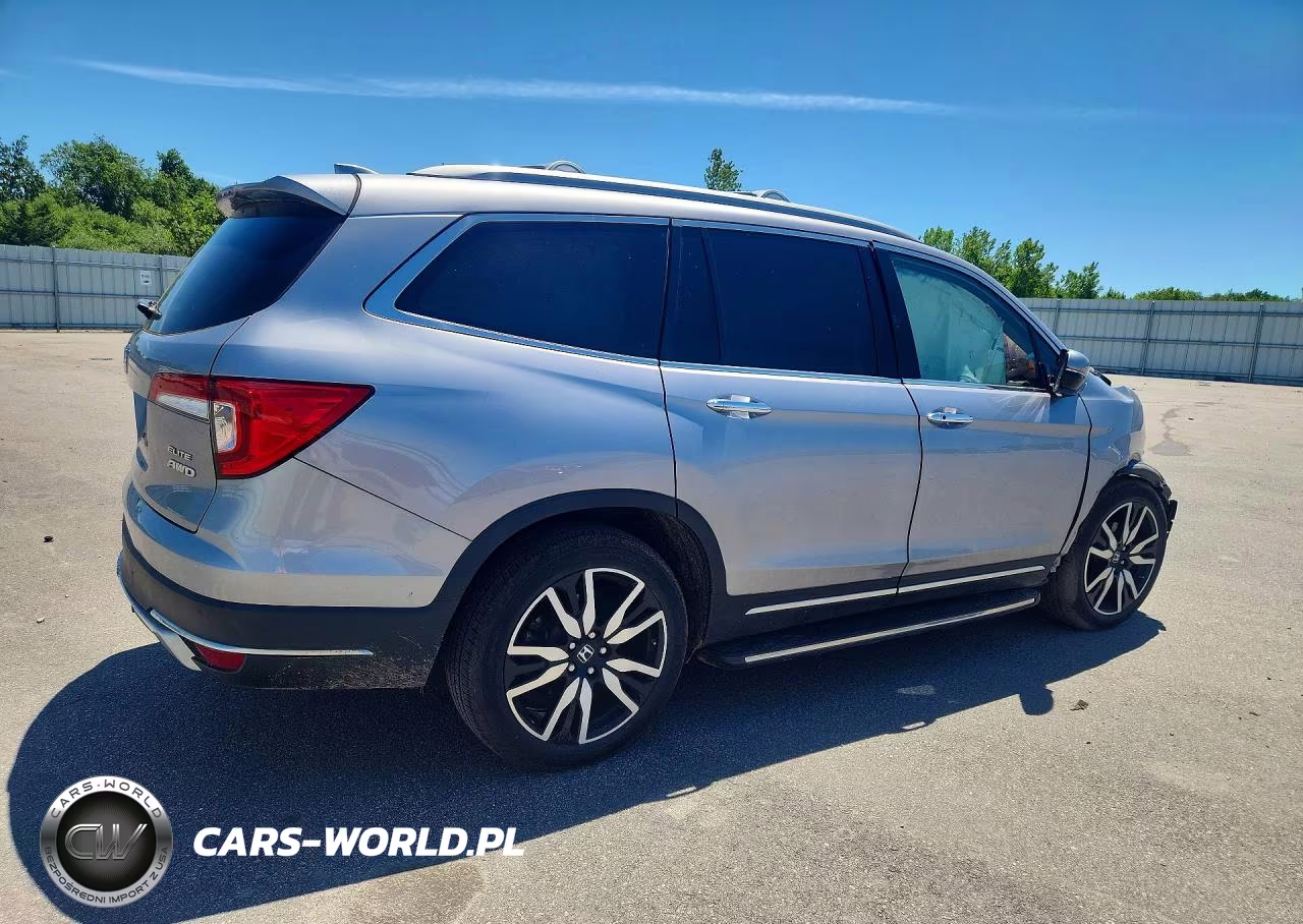 2021 Honda Pilot Elite VIN:5FNYF6H06MB057335 - 3