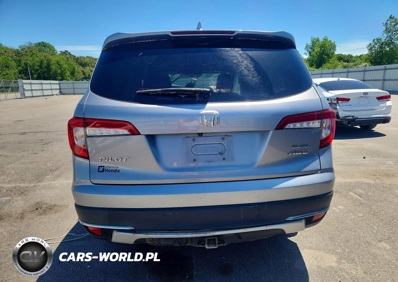 2021 Honda Pilot Elite VIN:5FNYF6H06MB057335 - 6